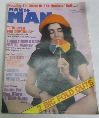 Man To Man Magazine I'm Open For Anything August 1977 122813REP