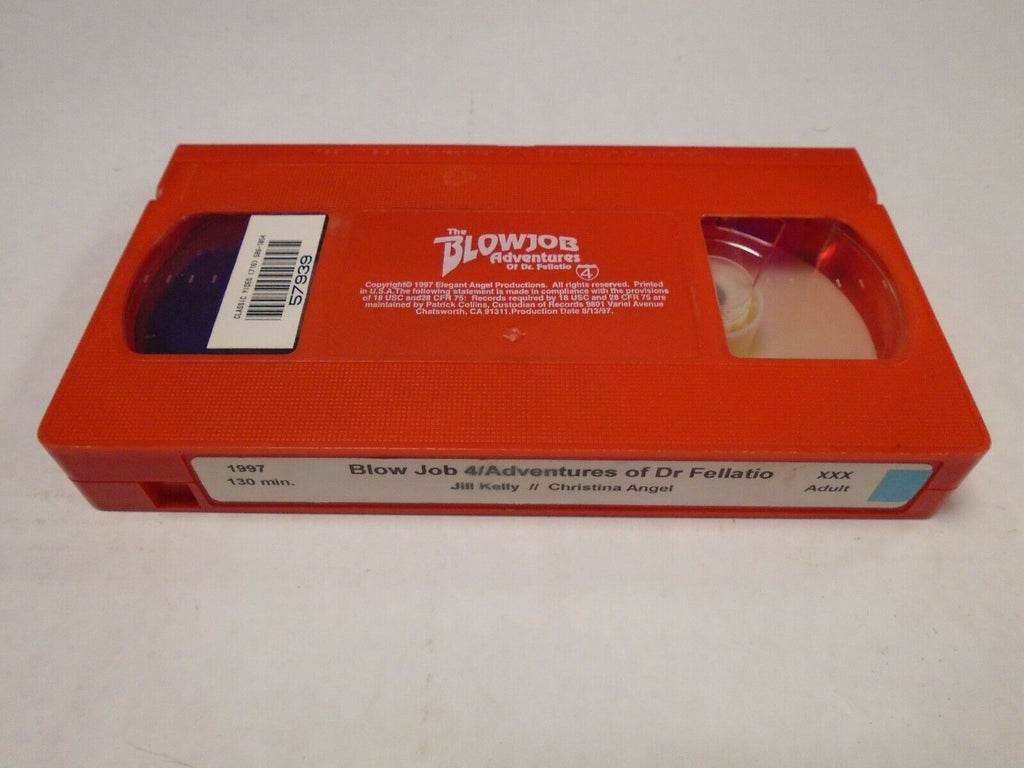 The Blowjob Adventures of Dr Fellatio #4 Jill Kelly 1997 Adult VHS 031819AMP2