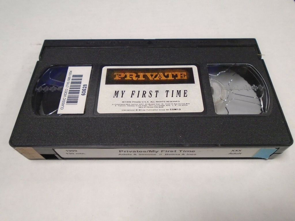 My First Time Adele Simone Betina Ines 1999 130mins Adult VHS 032719AMP