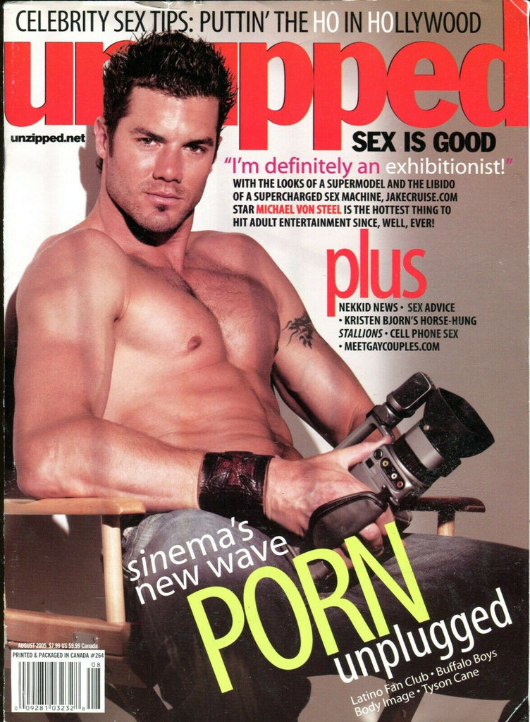Unzipped Gay Magazine Michael Von Steel August 2005 051419lm-ep
