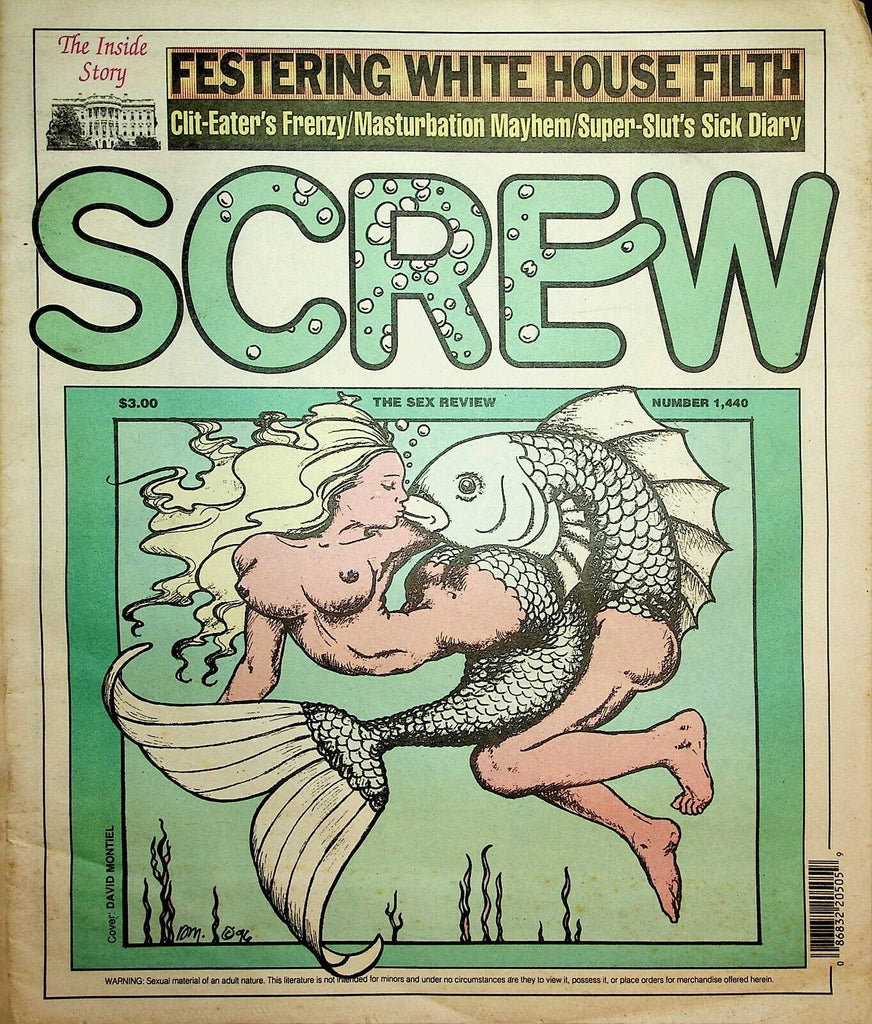 Screw Newspaper Festering White House Filth #1440 October 7, 1996 022220lm-ep