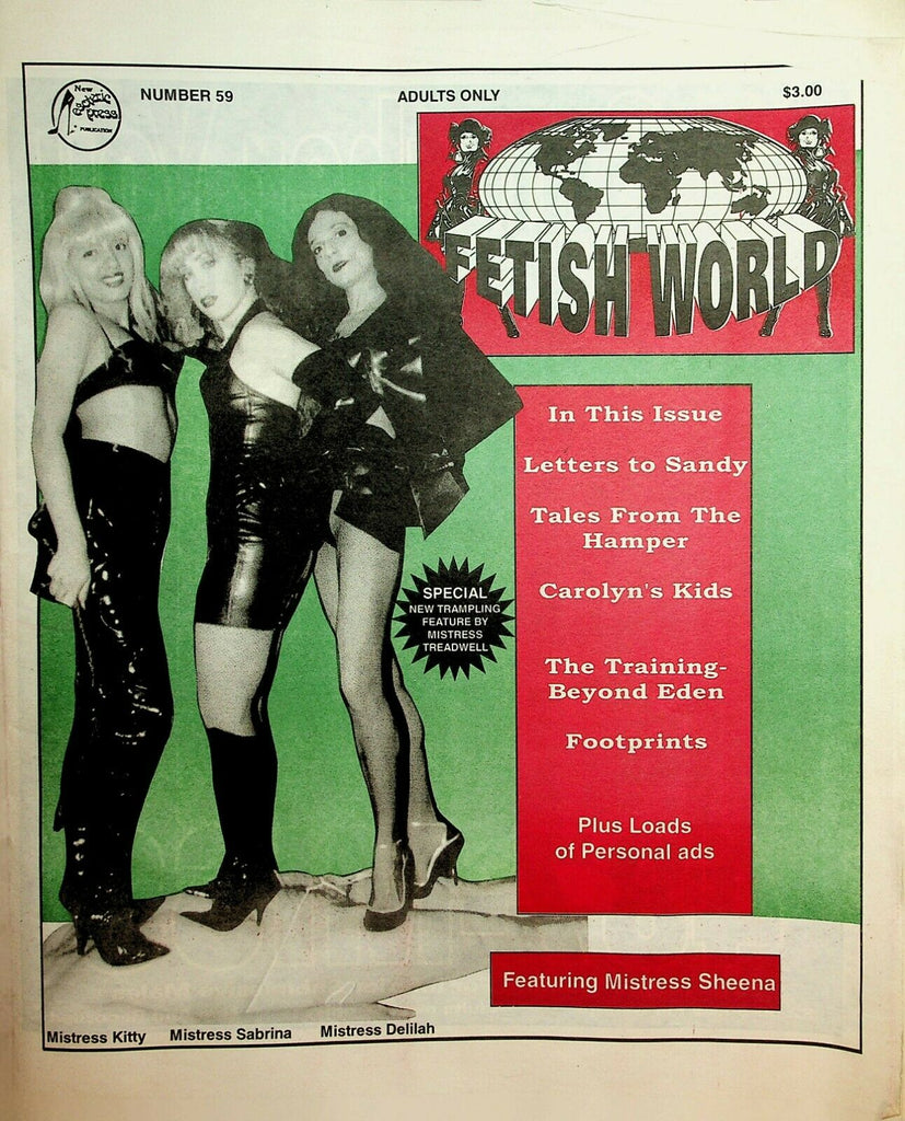 Fetish World Newspaper Mistress Kitty #59 1994 022520lm-ep
