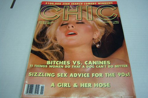 Chic Busty Adult Magazine "Sizzling Sex Advice for the 90's" November 1992