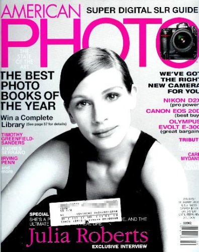 American Photo Magazine - January / February 2005: Julia Roberts Cover, Porn Star Portraits, and More!