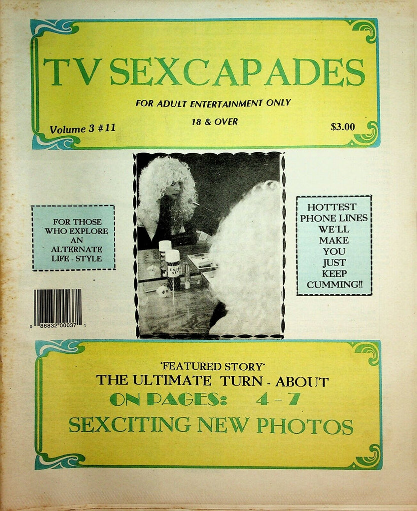 TV Sexcapades Newspaper The Ultimate Turn-About vol.3 #11 1990 022120lm-ep