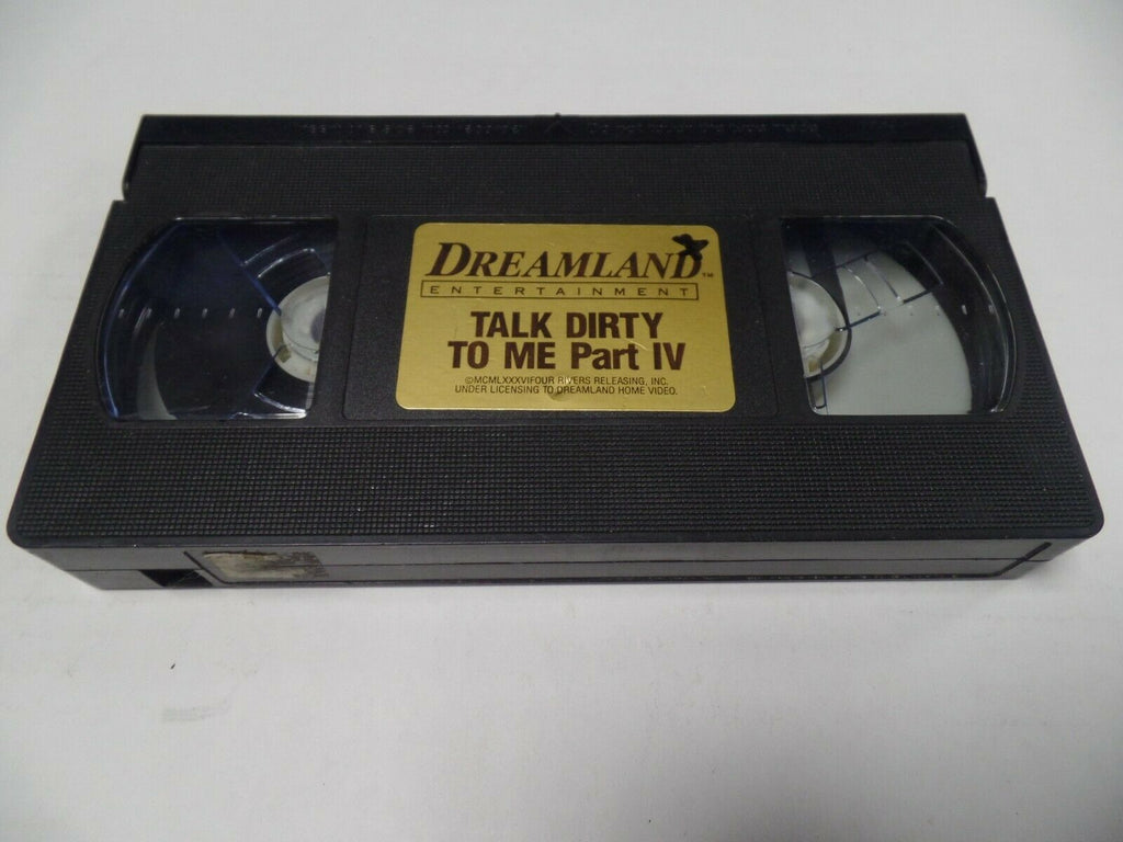 Talk Dirty to Me Part IV Dreamland Entertainment Adult VHS 030119AMP3