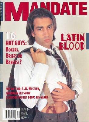 Mandate Gay Magazine Latin Blood- Marcello Reeves December 1996