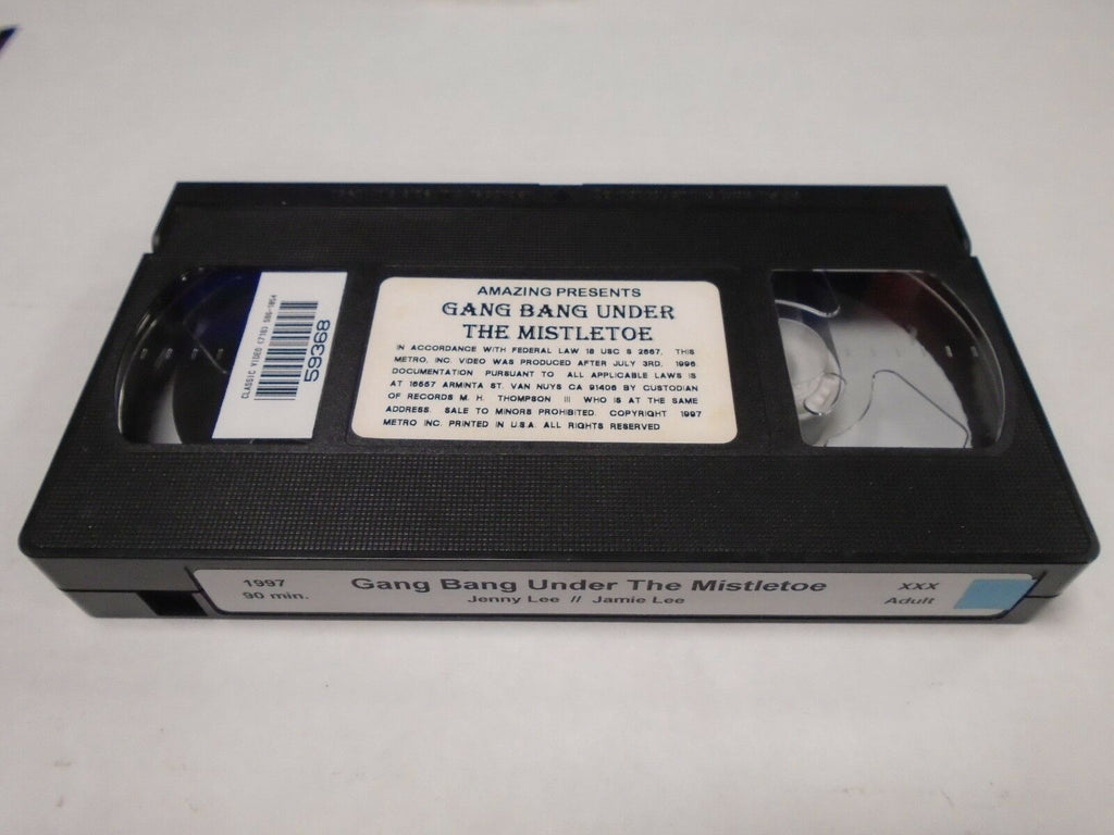 Gang Bang Under the Mistletoe Jenny Lee Jamie 1997 90mins Adult VHS 012419AMP3