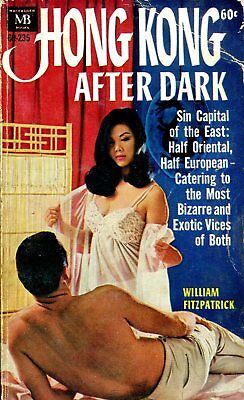 Hong Kong After Dark Novel by William Fitzpatrick 1966 032118lm-ep
