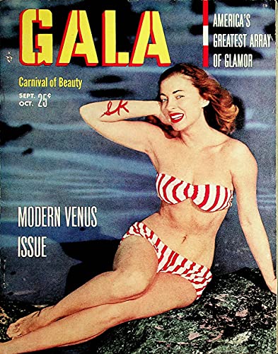 Gala Carnival Of Beauty Men's Magazine Modern Venus Issue September 1950