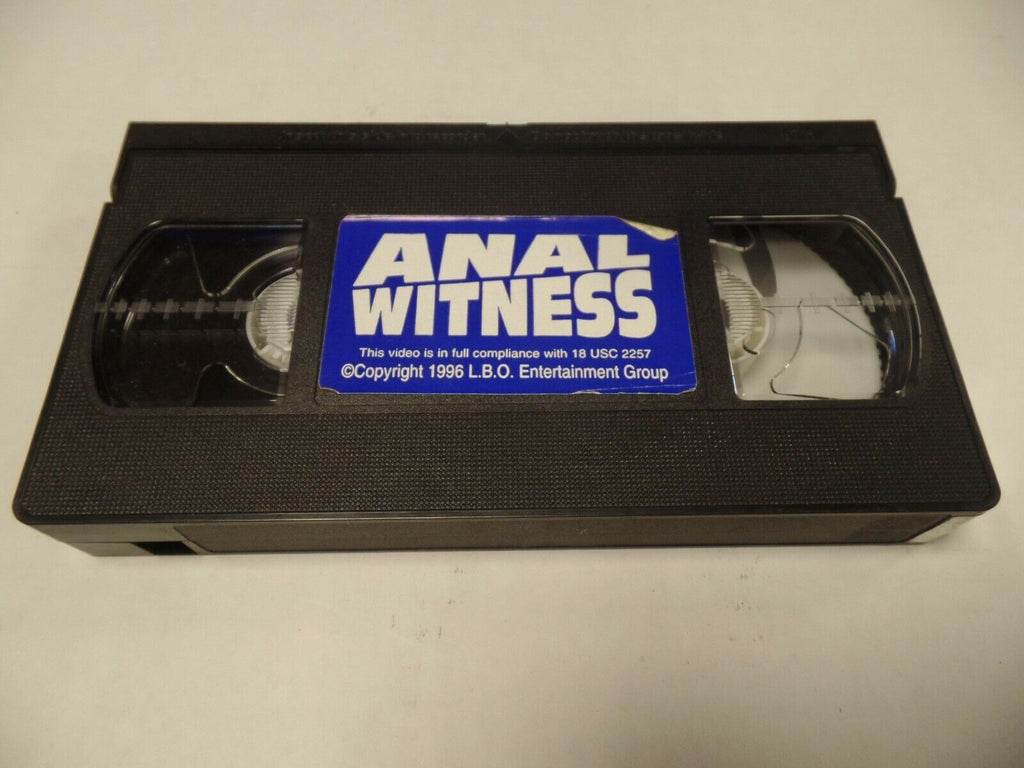 Anal Witness 1996 LBO Ent Adult VHS 051619AMP2