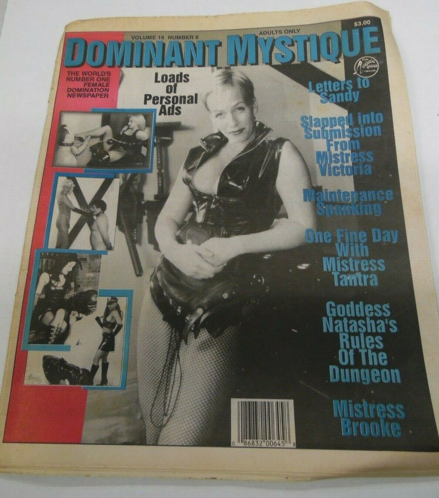 Dominant Mystique Newspaper Mistress Tantra vol.18 #8 1995 122119lm-ep2