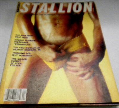 Stallion Gay Adult Magazine Robert Altman April 1984 040714lm-ep