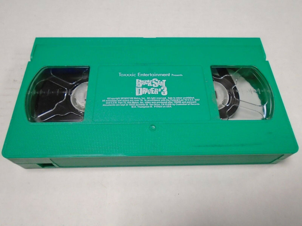 Backseat Driver #3 Toxxxic Entertainment Adult VHS 021519AMP