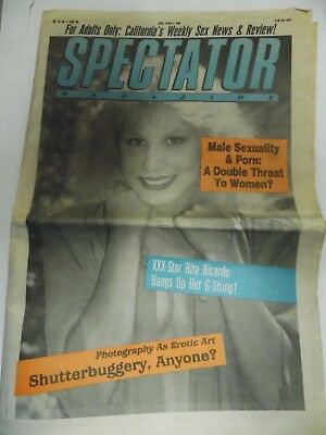 Spectator California Sex Newspaper XXX Rita Ricardo #500 1988 082118lm-ep2