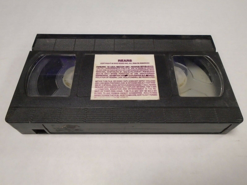 Rears 1986 Tracey Adams Jerry Butler Kari Foxx Adult VHS 041819AMP2