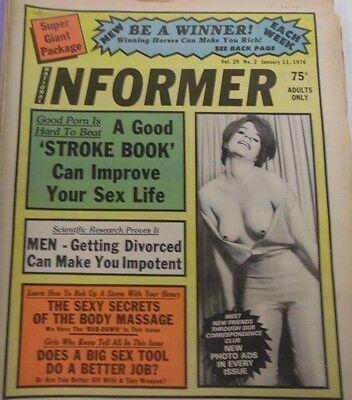 Informer Adult Newspaper Improve Sex Life January 11,1976 011213lm-epa