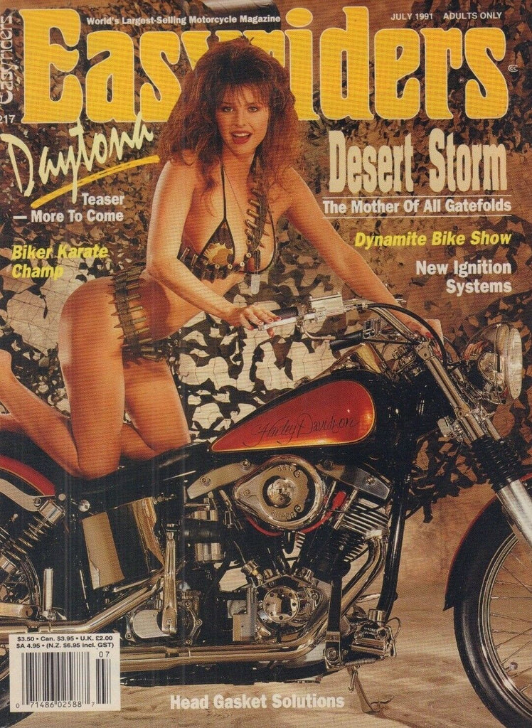 Easyriders Adult Motorcycle Magazine Desert Storm July 1991 051518REP