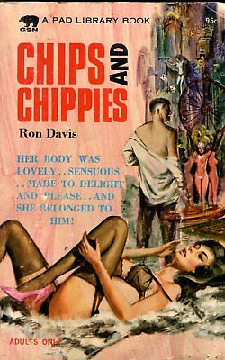 Chips And Chippies Adult Novel by Ron Davis 1966 042814lm-ea