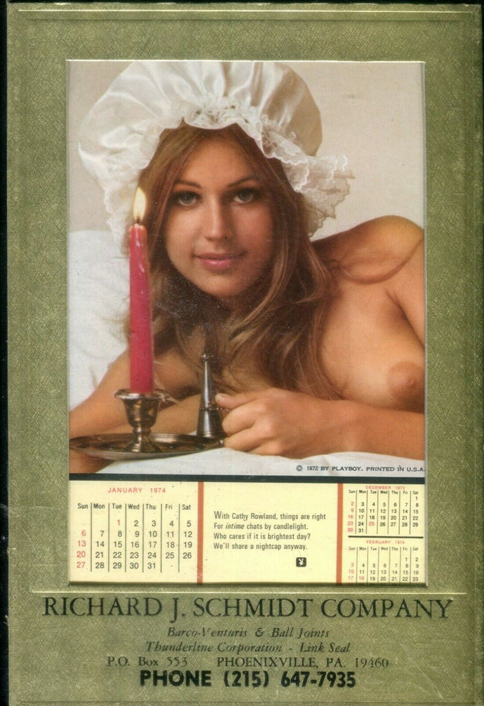 Playboy 1974 Advertising Desk Calendar 042419lm-ep2 - Used