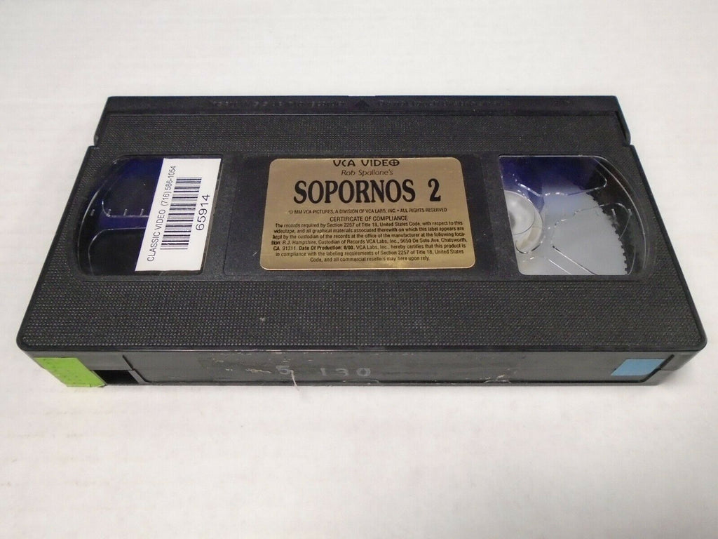 Sopornos 2 VCA Video 2000 Rob Spallone Adult VHS 040419AMP3