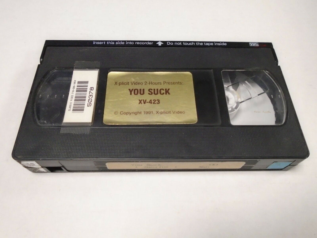 You Suck 1991 Jeanna FIne X-plicit Video Adult VHS 051419AMP2