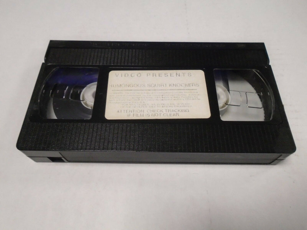 Humongous Squirt Knockers Vidco Video Adult VHS 031919AMP