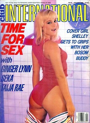 Lot Of 4 Club International Magazines 1986-1988 Taija Rae 100118lm-ep2 - Used