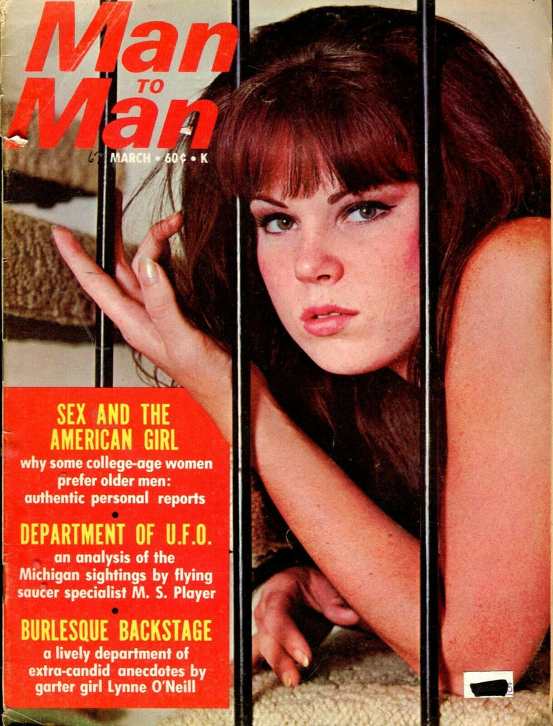 Man To Man Magazine Garter Girl Lynne O'Neill March 1967 071219lm-ep