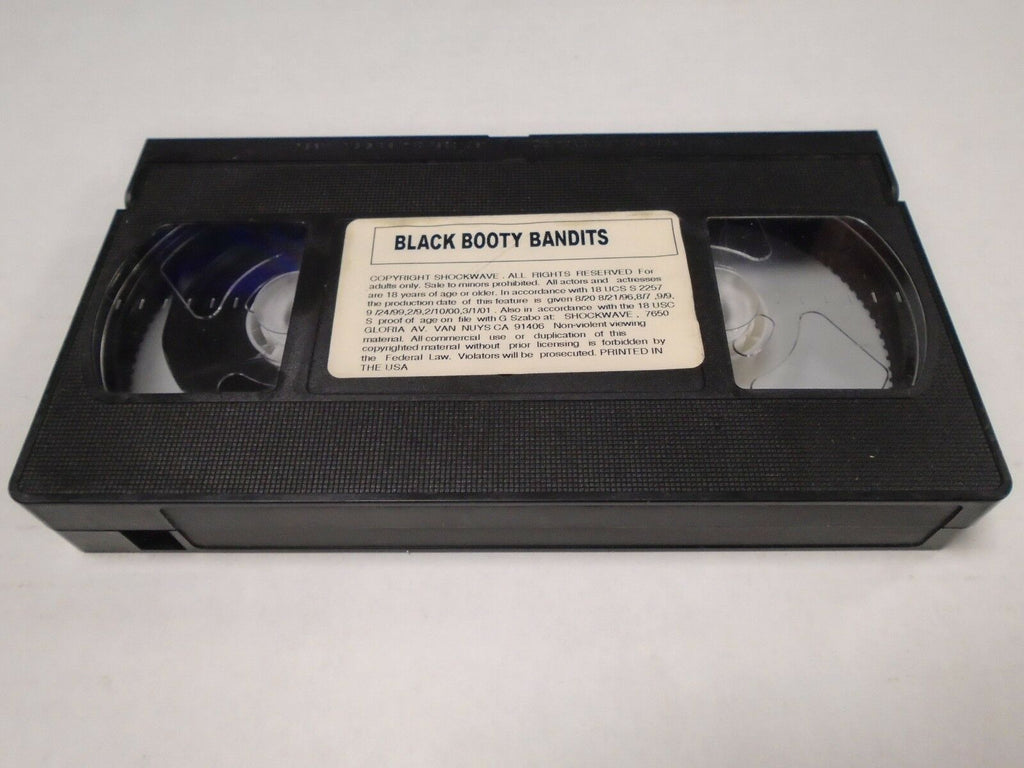 Black Booty Bandits Shockwave Adult VHS 012419AMP3
