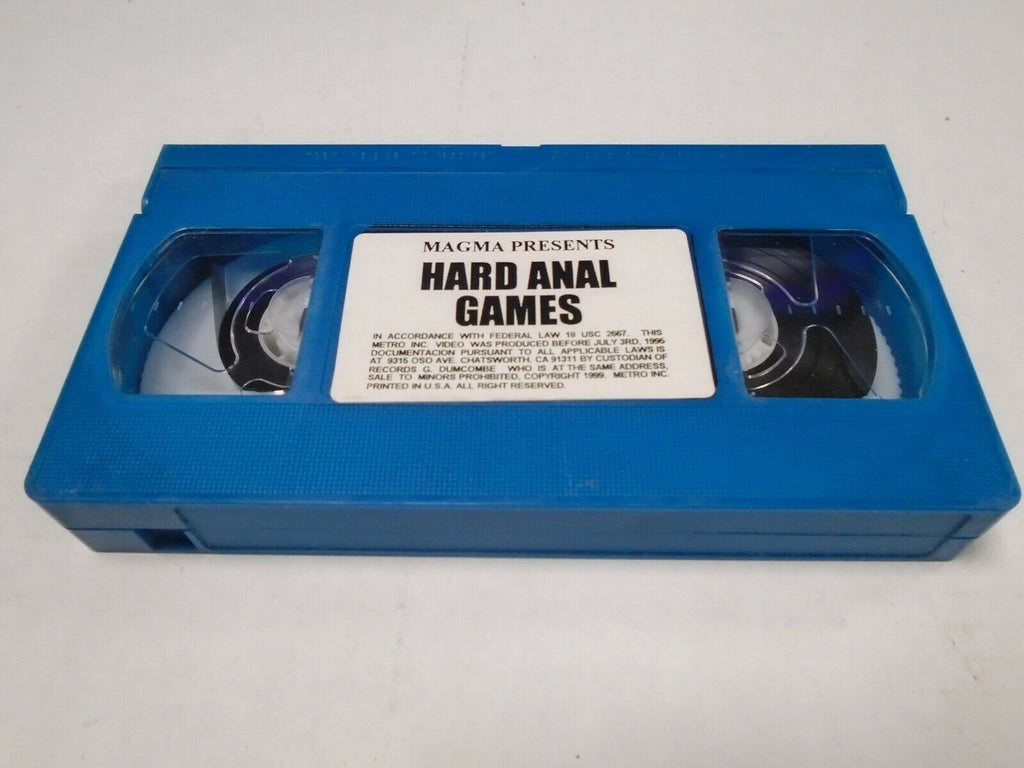 Hard Anal Games Magma 1995 Adult VHS 031819AMP3