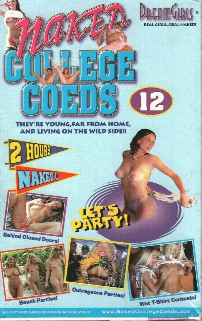 Naked College Coeds 12 Dreamgirls Adult VHS 060419AMP2