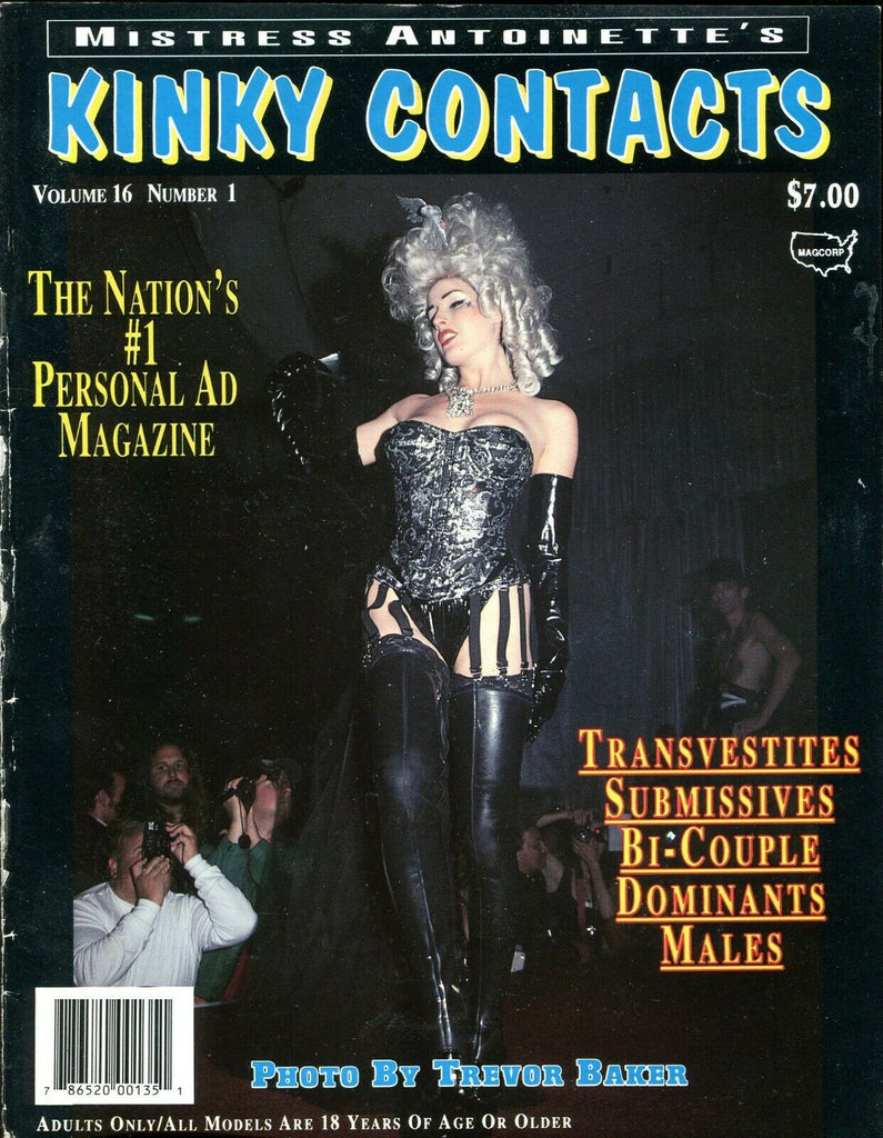 Mistress Antoinette's Kink Contacts Magazine vol.16 #1 1994 050719lm-ep