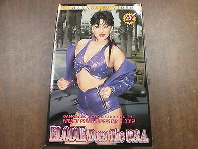 Elodie Does the USA Channel 69 Don Fernando Will France NM Adult VHS 070325WVHS3-DLIST