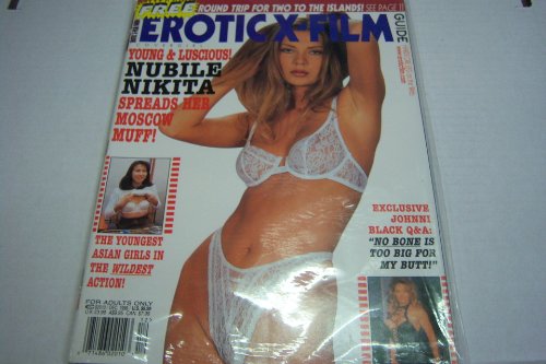 Erotic X-film Guide Busty Adult Magazine "Young & Luscious, Nubile Nikita Spreads!" December 1998