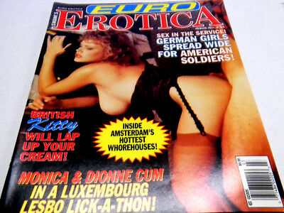 Euro Erotica Adult Magazine"Buffy Davis " #3 1994 ex 062413-Lm-ep