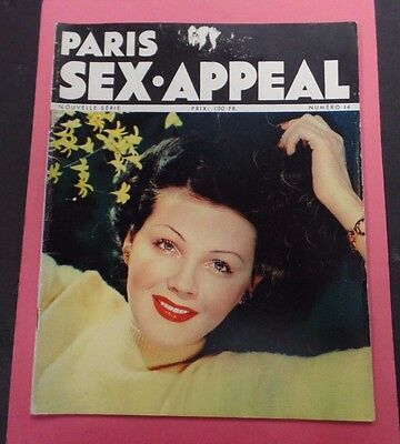 Paris Sex Appeal Adult French Magazine #14 1940's 121815lm-ep