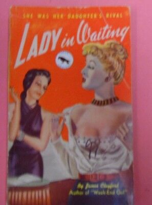Lady In Waiting Adult Novel by James Clayford 1950 Crow Editios 102313lm-epa