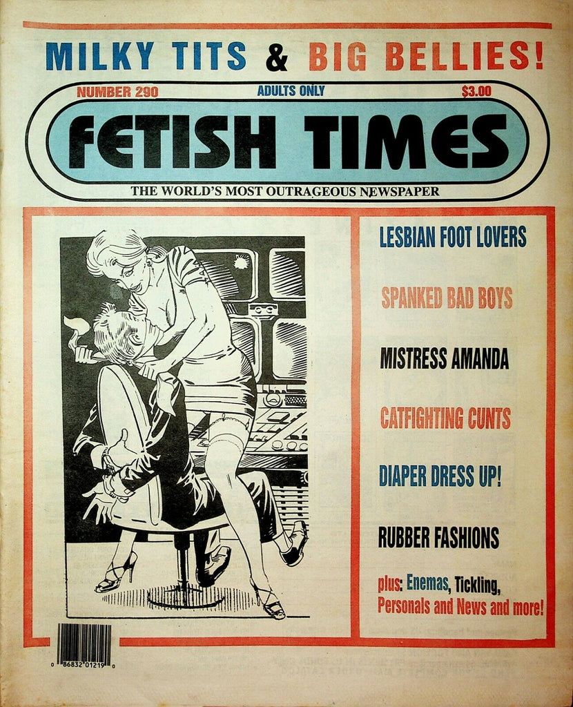 Fetish Times Newspaper Milky Tits & Big Bellies #290 1999 022720lm-ep