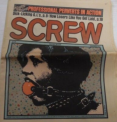Screw Adult Newspaper Perverts In Action #641 1981 102212lm-epa