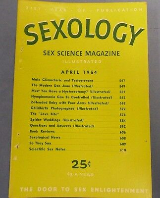 Sexology Sex Science Digest Nymphomania April 1954 071013lm-epa