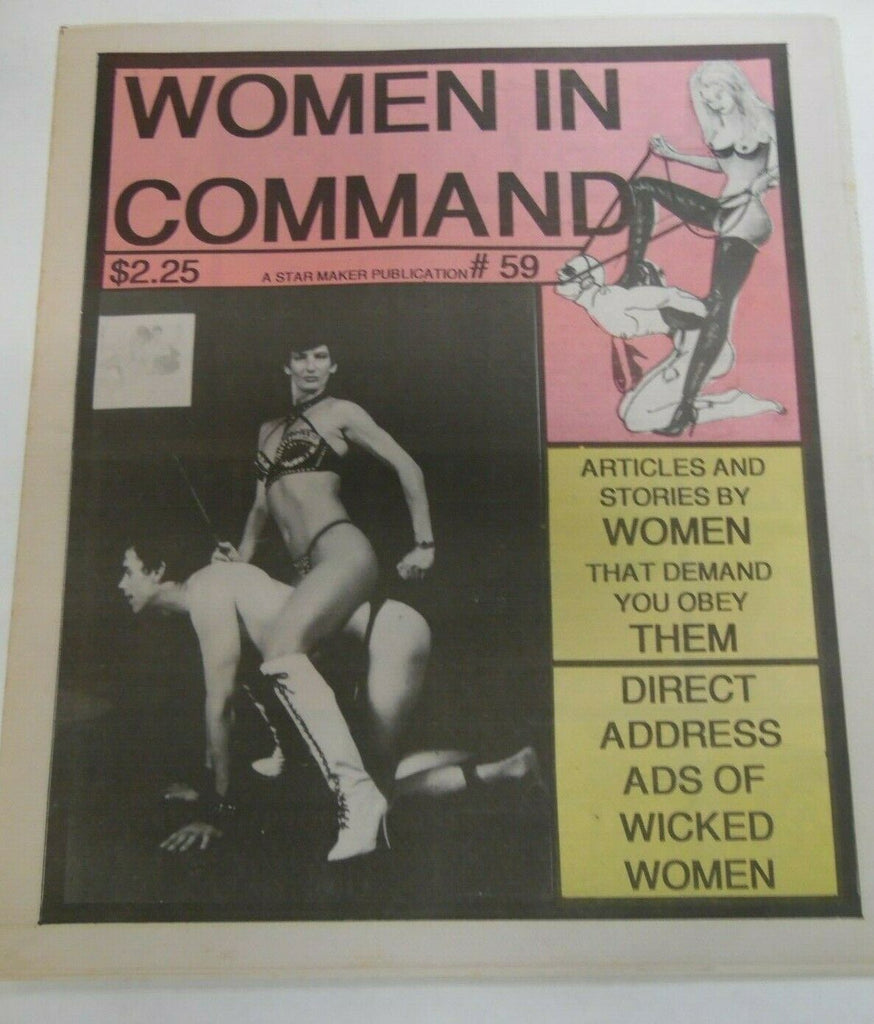 Women In Command Newspaper Mistress Connie #59 1990's 120619lm-ep2