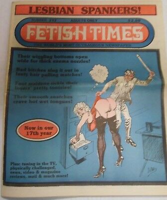 Fetish Times Newspaper Lesbian Spankers #212 1991 052518lm-ep2 - Used