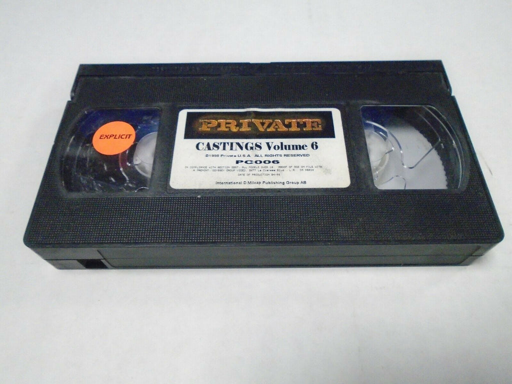 Castings Vol 6 1998 Private USA Adult VHS 031219AMP