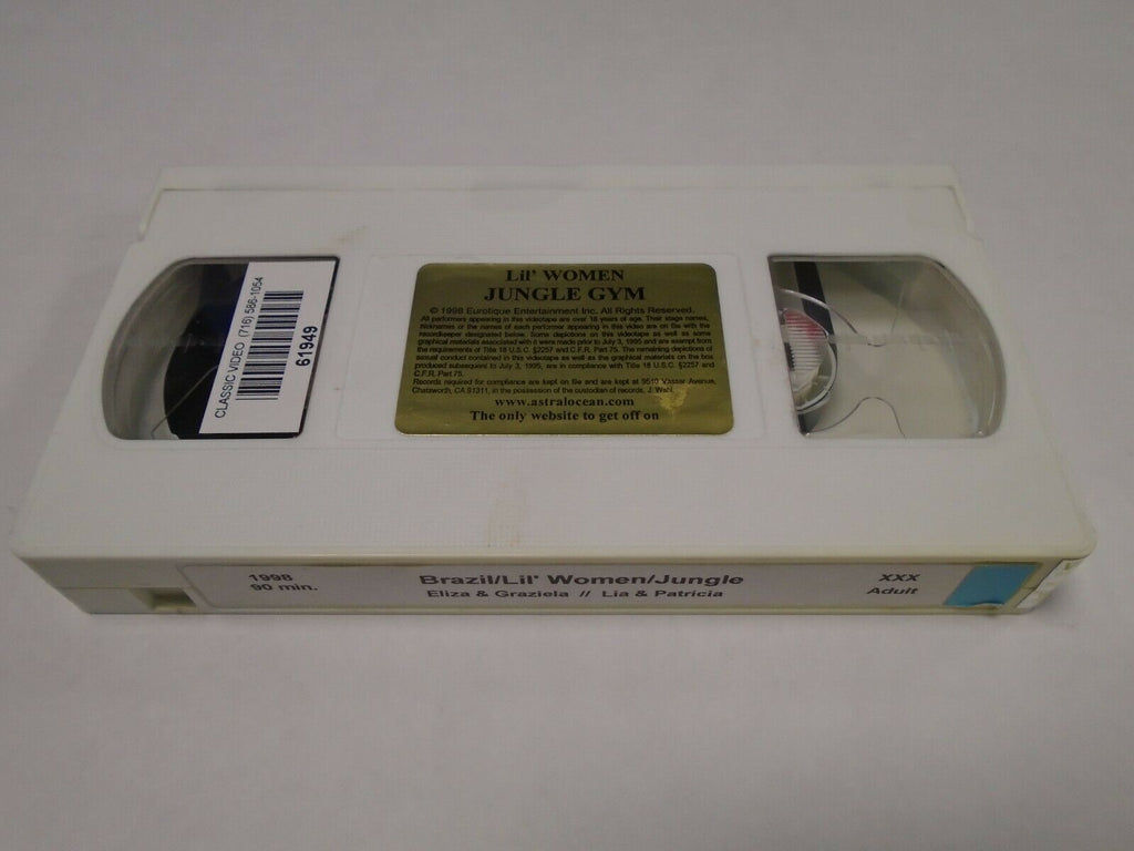 Brazil Lil Women Jungle Eliza Graziela 1998 90mins Adult VHS 021319AMP