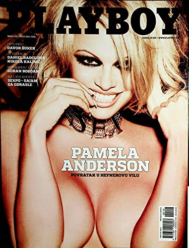 Playboy Croatia International Magazine Pamela Anderson January 2016