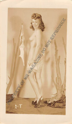 Adult Vintage B&W Photo 2.5x4 Sexy Pin Up Lesbians Undressing Strip Tease 78HR