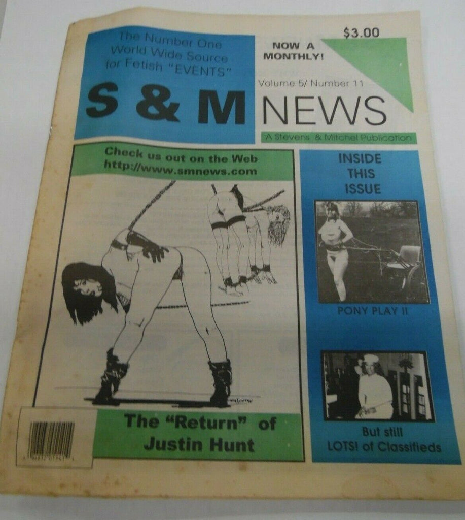 S & M News Newspaper Return Of Justin Hunt vol.5 #11 1997 122119lm-ep2