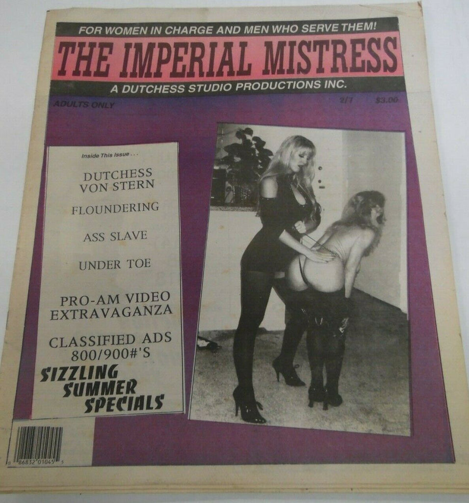 The Imperial Mistress Newspaper Dutchess Von Stern #2/7 1997 121419lm-ep