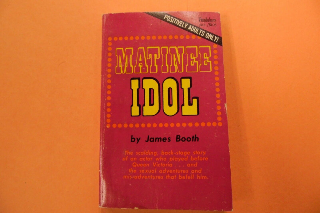 Matinee Idol Adult Novel by James Booth 1968 110216lm-ep